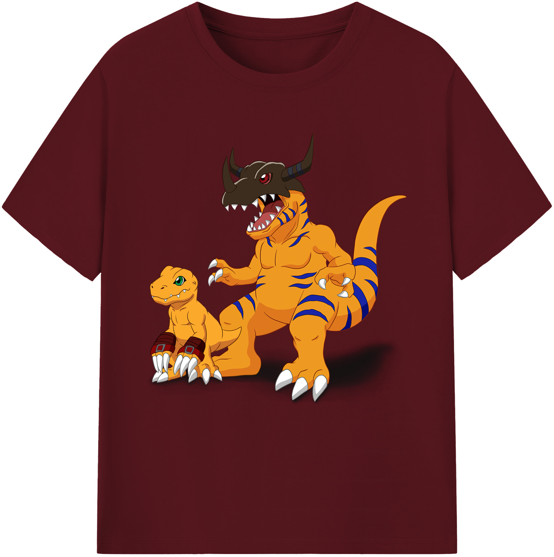 （画像用） Digimon デジタルモンスター/デジモン 綿100％半袖Tシャツ（フロントプリント）